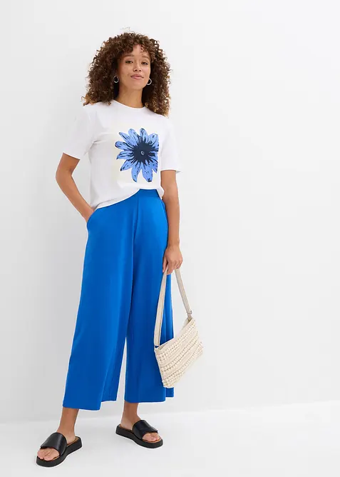 Bedrucktes T-Shirt aus reiner Baumwolle, bonprix