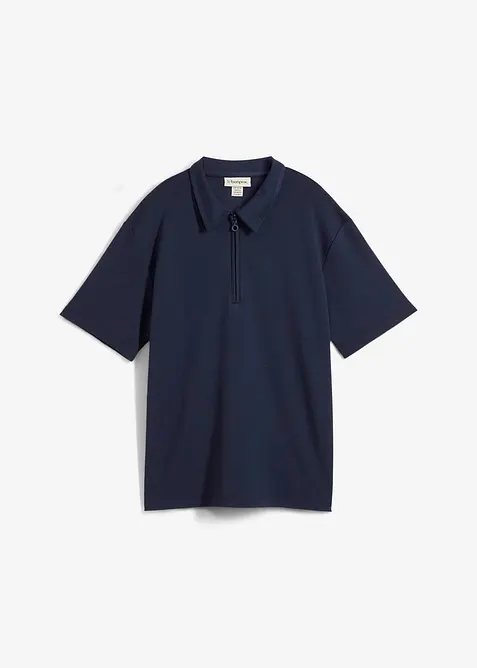 Polo en viscose mélangée, bonprix