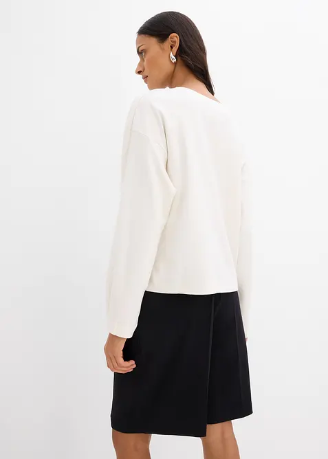 Langarmshirt aus reiner Baumwolle, bonprix