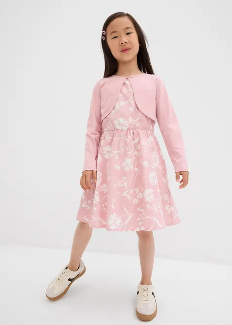 Robe et boléro 100% coton (ens. 2 pces), bonprix