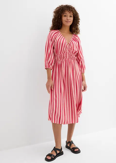 Robe midi en viscose douce, bonprix