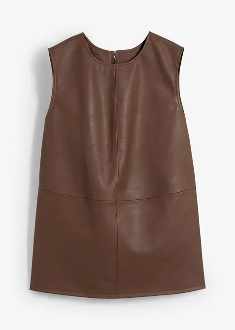 Lederimitat-Top, bonprix