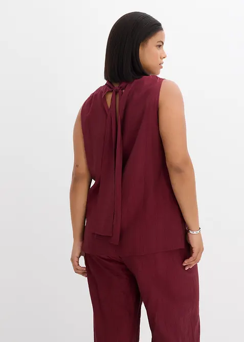 Top long et texturé en viscose mélangée, bonprix