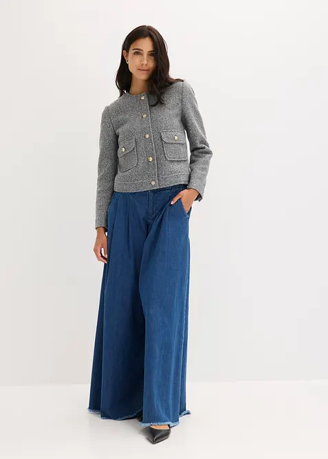 Blouson aus softem Boucl&eacute;garn, bonprix