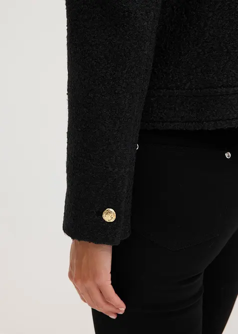 Blouson aus softem Bouclégarn, bonprix