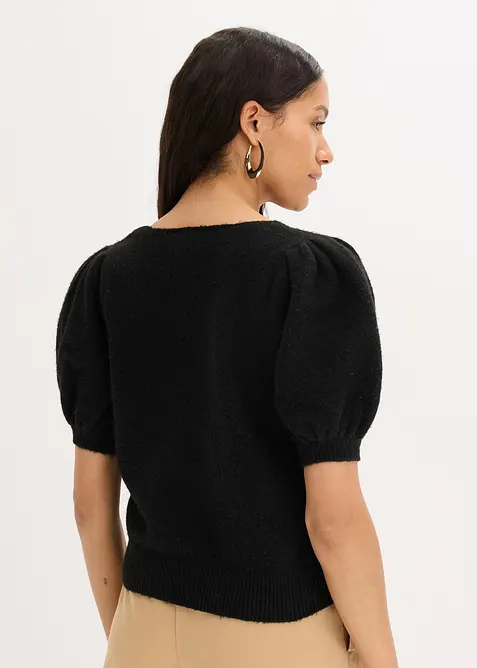 Pullover mit Kurzarm, bonprix