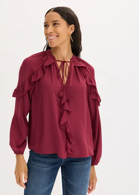 Tunikabluse mit Volants, bonprix