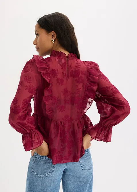 Blouse brod&eacute;e, bonprix