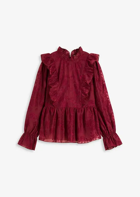 Blouse brod&eacute;e, bonprix
