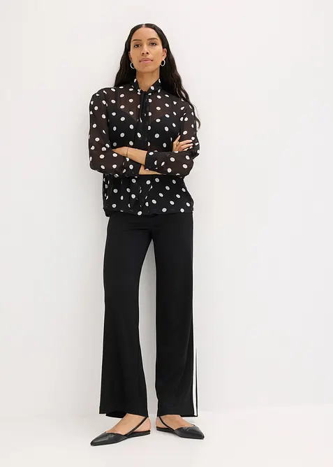 Blouse &agrave; lavalli&egrave;re, bonprix