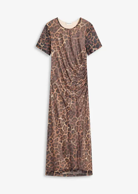 Midikleid aus softem Mesh, bonprix