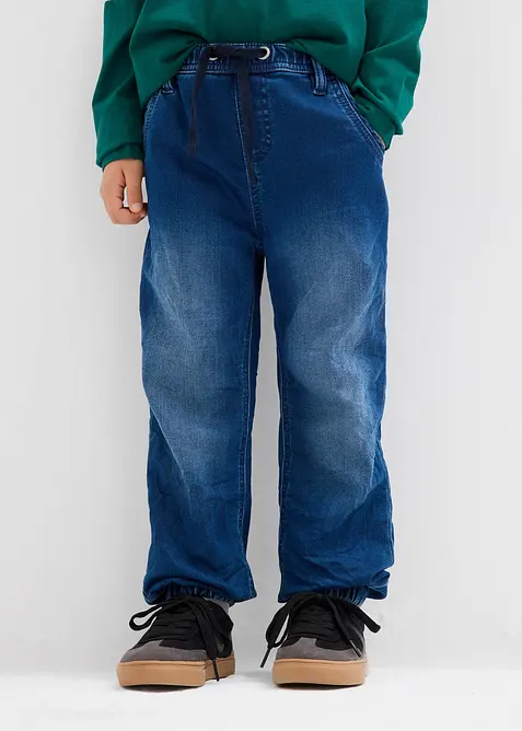 Jean-jogging droit taille &eacute;lastiqu&eacute;e, Regular, bonprix