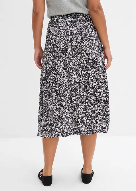 Jupe midi en viscose, bonprix