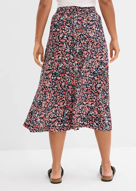 Midirock aus Viskose, bonprix