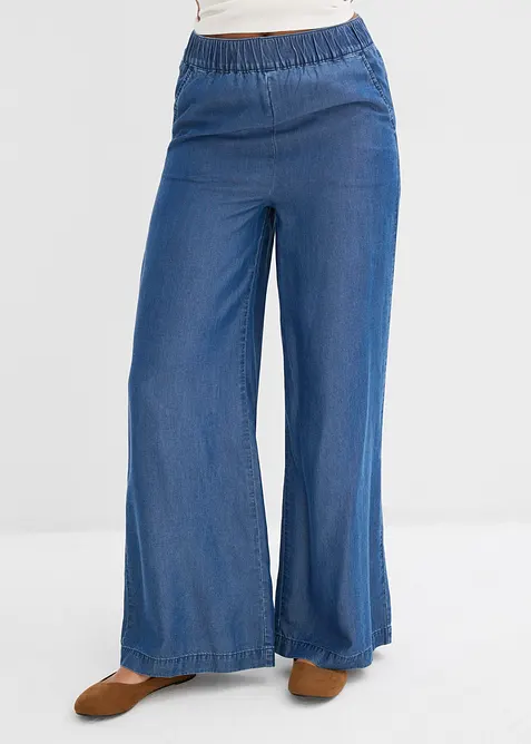 Pantalon large en Lyocell fluide, bonprix