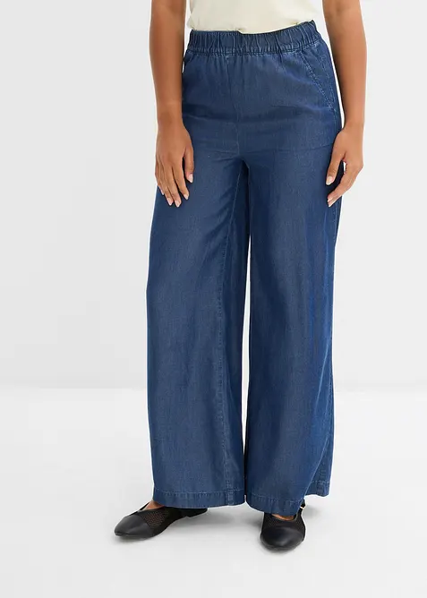 Pantalon large en Lyocell fluide, bonprix