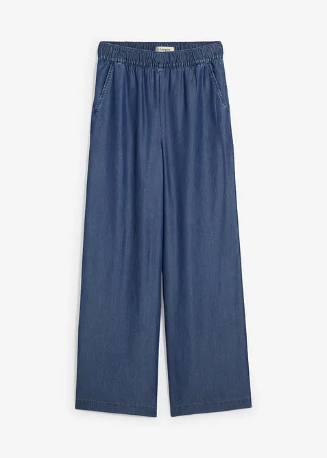 Pantalon large en Lyocell fluide, bonprix