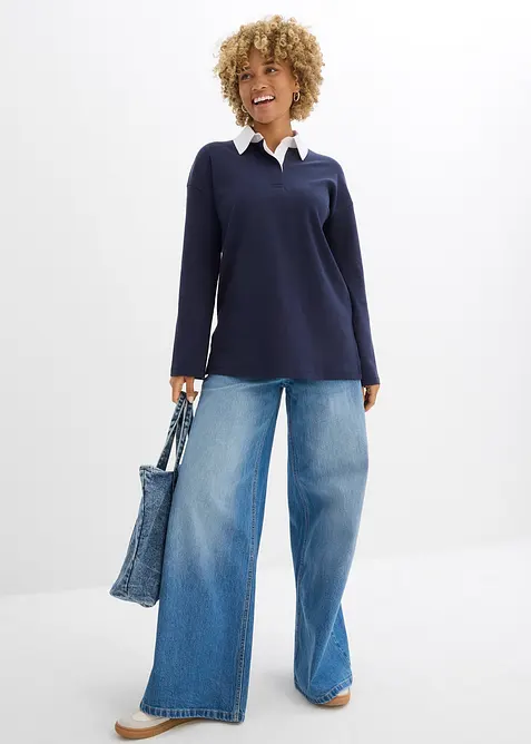 Polo en interlock, bonprix