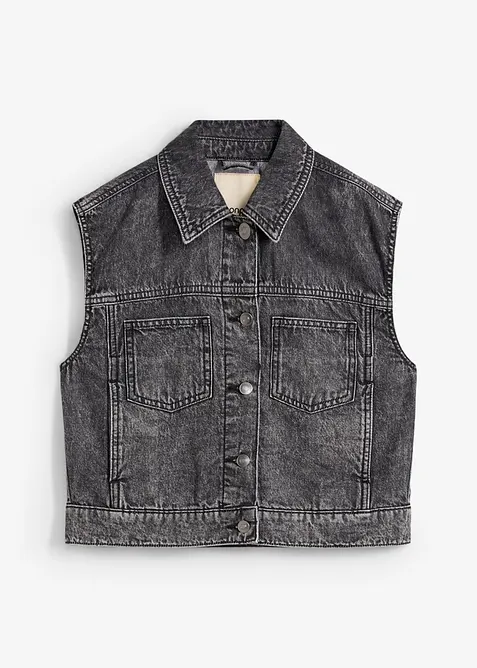 Gilet sans manches en jean, bonprix