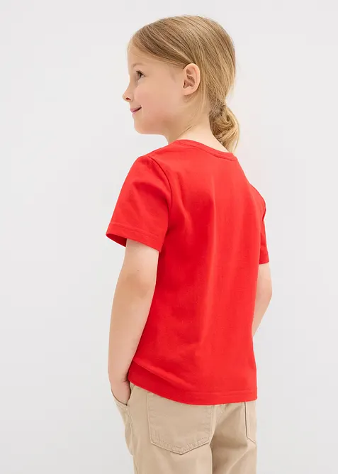 Lot de 2 T-shirts 100% coton, bonprix