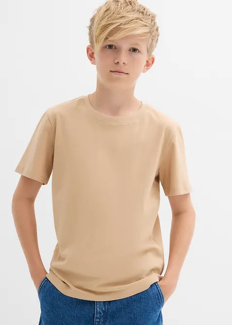 T-Shirt aus reiner Bio-Baumwolle (3er Pack), bonprix