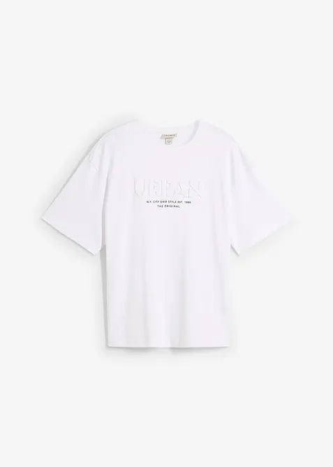 T-shirt loose 100% coton, imprimé 3D, bonprix