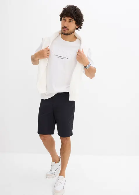 T-shirt loose 100% coton, imprimé 3D, bonprix