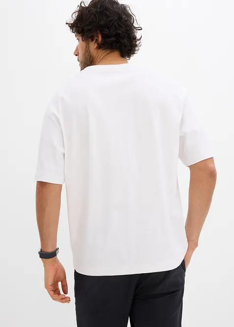 T-shirt loose 100% coton, imprimé 3D, bonprix