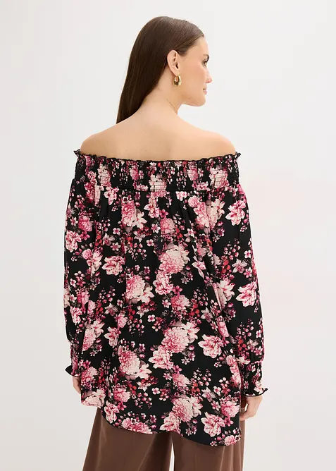 Blouse plus longue au dos, bonprix