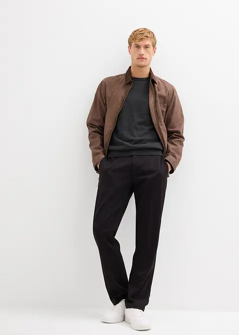 Feinstrickpullover mit reiner Baumwolle, bonprix