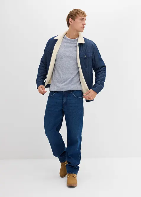 Feinstrickpullover mit reiner Baumwolle, bonprix