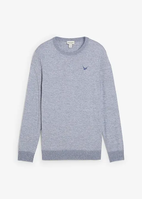 Feinstrickpullover mit reiner Baumwolle, bonprix