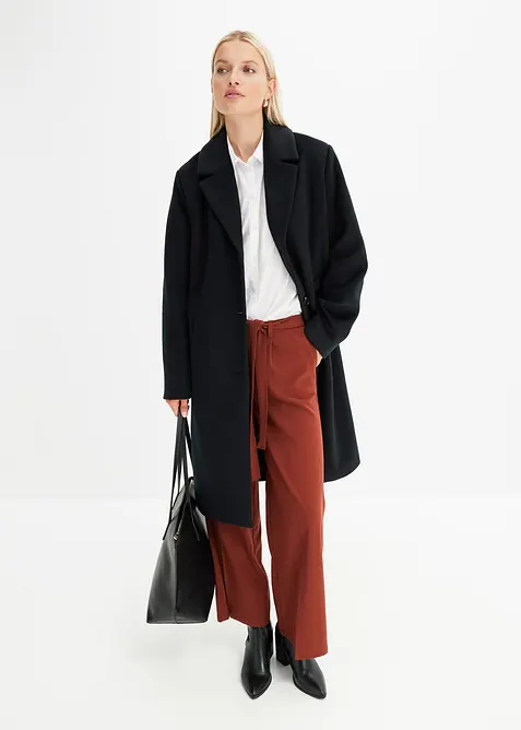 Kurzmantel in Wolloptik, bonprix