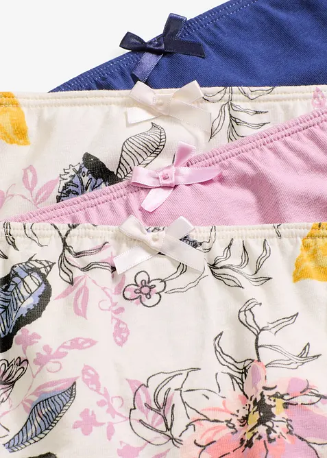 Maxislip mit Bio-Baumwolle (4er Pack), bonprix