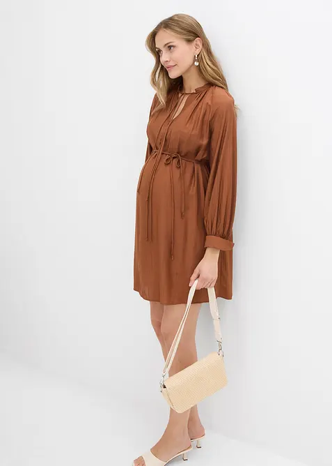 Robe-blouse de grossesse et d’allaitement en viscose fluide, bonprix