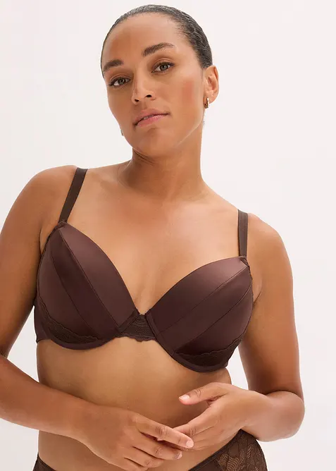 Schalen-BH mit edlem Glanzeffekt, bonprix