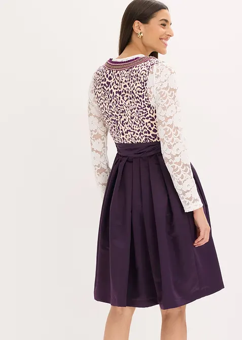 Dirndl avec tablier brodé (ens. 2 pces), bonprix