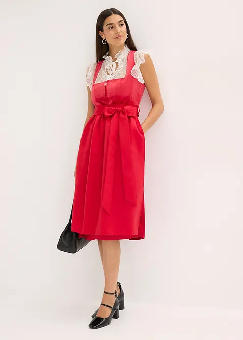 Dirndl avec velours, longueur midi (ens. 2 pces), bonprix