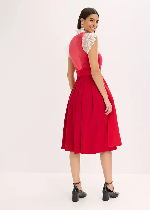 Dirndl avec velours, longueur midi (ens. 2 pces), bonprix