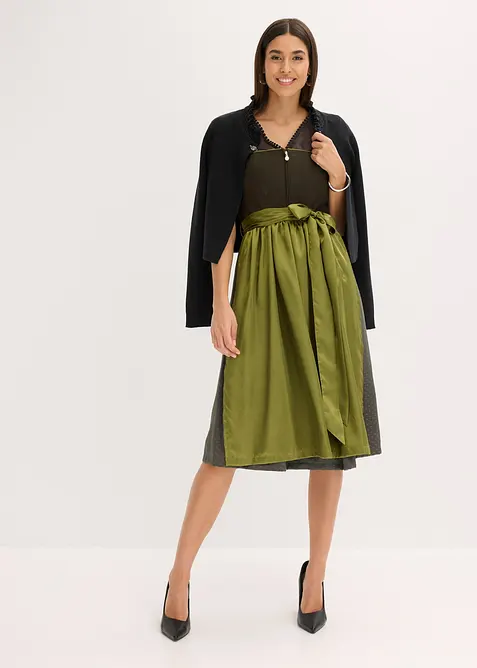 Dirndl avec tablier (ens. 2 pces), bonprix