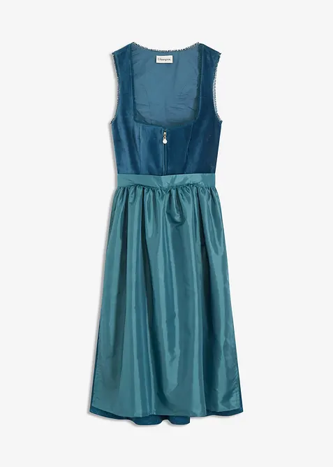 Dirndl avec velours en longueur midi (ens. 2 pces), bonprix