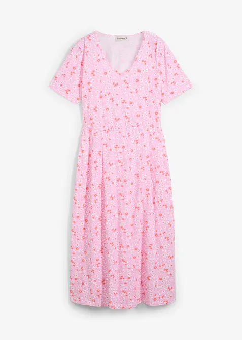 Robe midi en jersey coton, bonprix