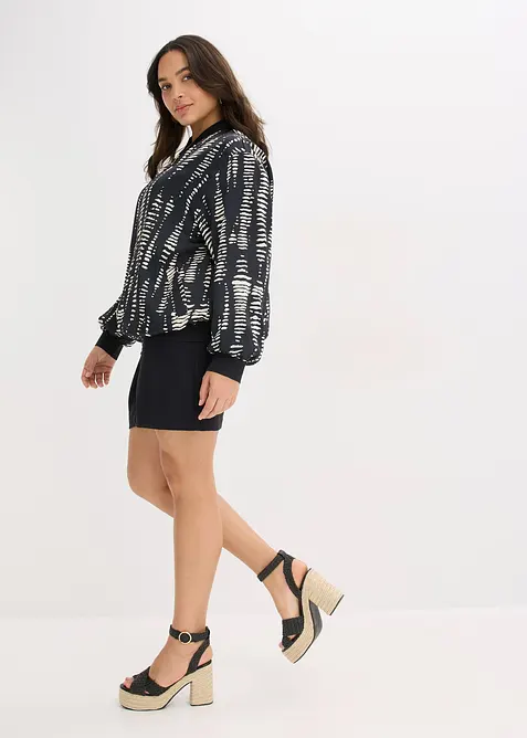 Blouson aus fließendem Satin, bonprix