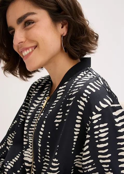 Blouson aus fließendem Satin, bonprix