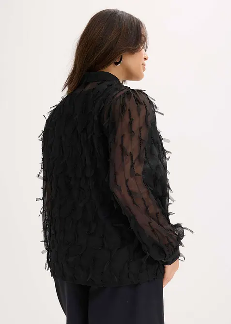 Chemisier avec détails frangés, bonprix