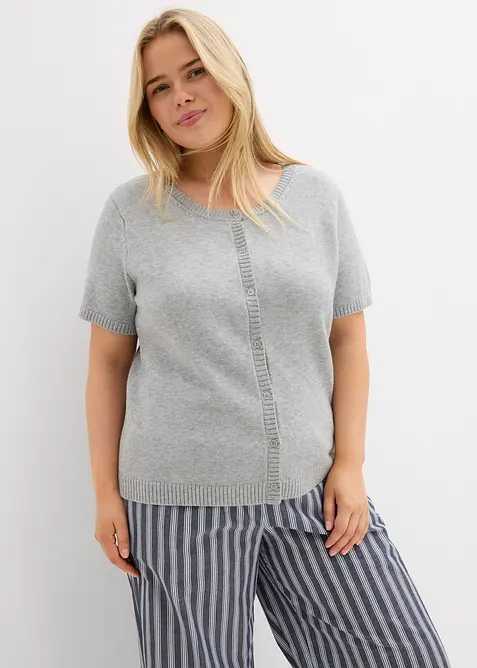 Strickjacke, Kurzarm, bonprix