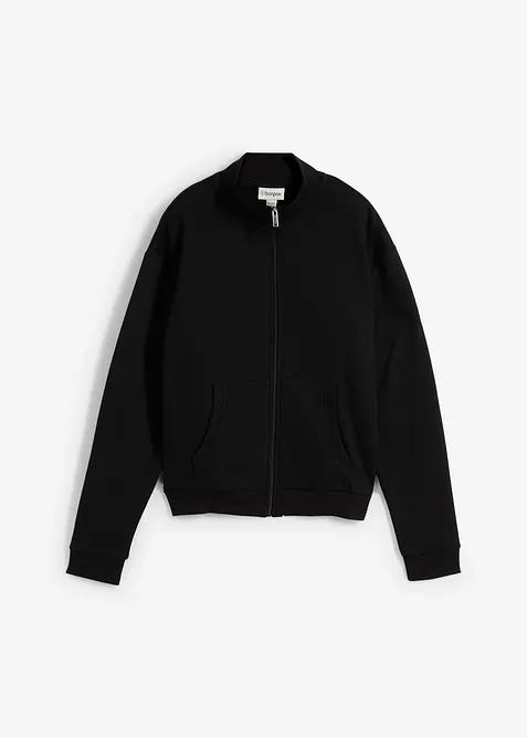 Sweatjacke aus reiner Bio-Baumwolle, bonprix