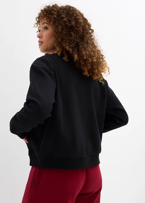 Sweatjacke aus reiner Bio-Baumwolle, bonprix