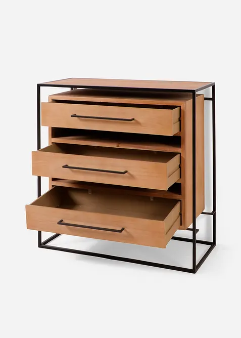 Commode 3 tiroirs, bonprix