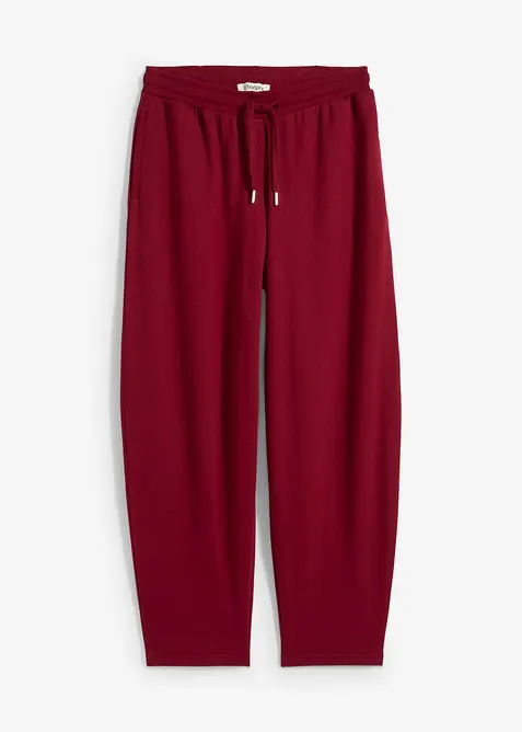 Barrel-Sweathose aus reiner Bio-Baumwolle, bonprix